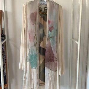 Sundress and the long cardigan